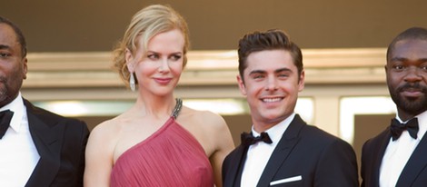 Nicole Kidman y Zac Efron en el estreno de 'Paperboy' en el Festival de Cannes 2012