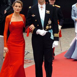 El Príncipe Felipe y Doña Letizia en la boda de Federico y Mary de Dinamarca