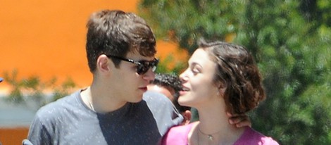 Keira Knightley y James Righton en el rodaje de 'Seeking a friend for the end of the world'