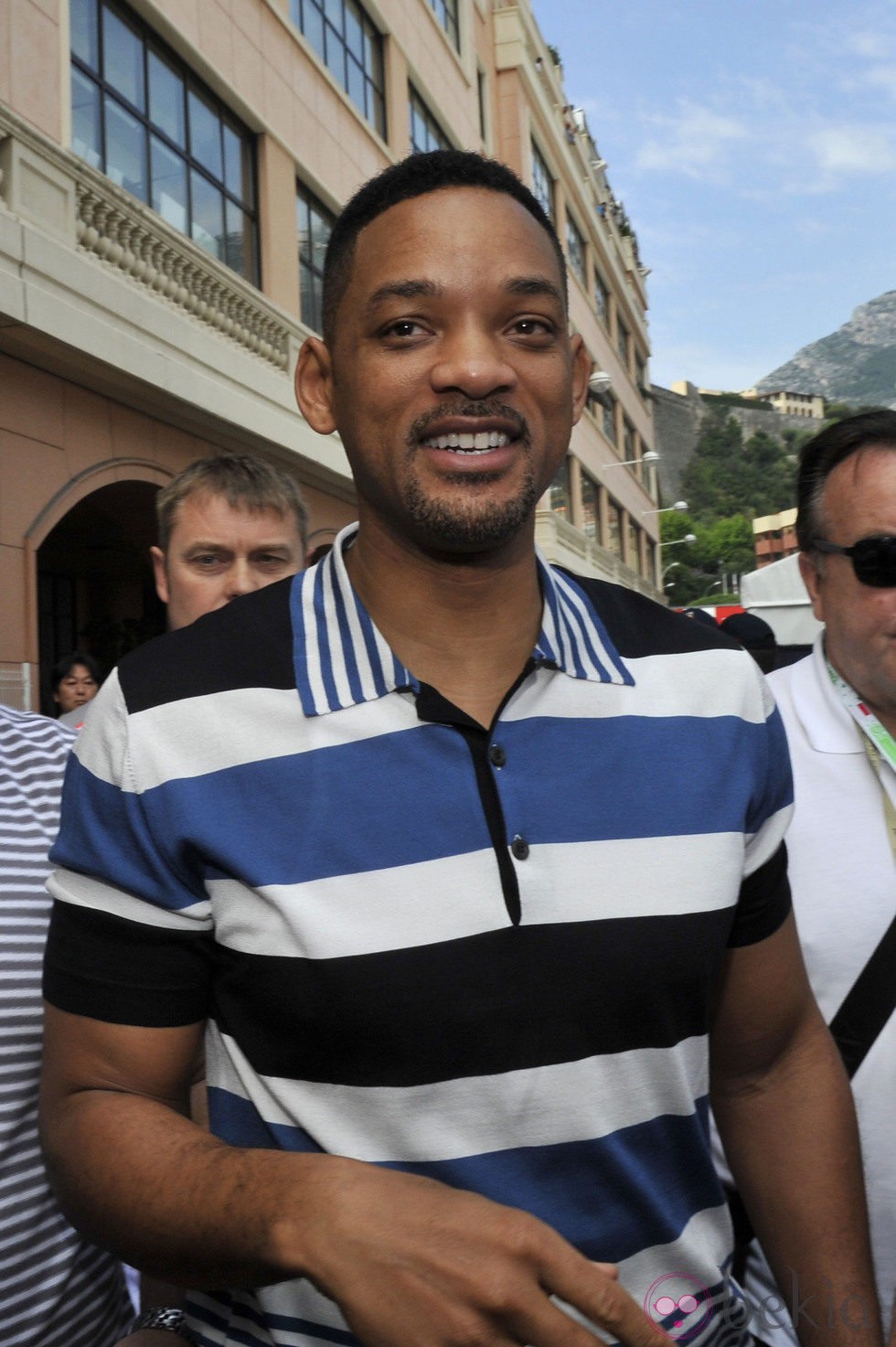 Will Smith en el Gran Premio de Fórmula 1 de Mónaco