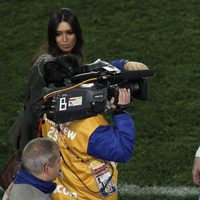 Sara Carbonero entrevista a Iker Casillas tras un partido de la Selección Española