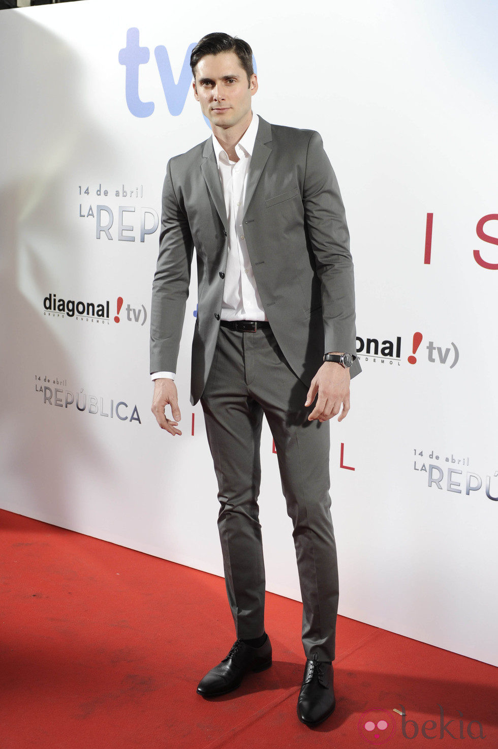 Sergio Mur en el estreno de '14 de abril. La República' e 'Isabel'