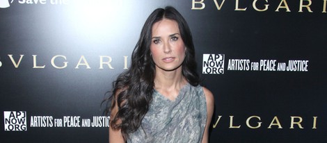 Demi Moore en una gala de Bulgari