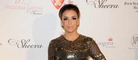 Eva Longoria en la Global Gift Gala 2012 celebrada en París