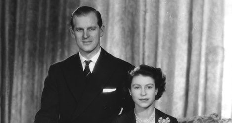 La Reina Isabel II y el Duque de Edimburgo en 1952