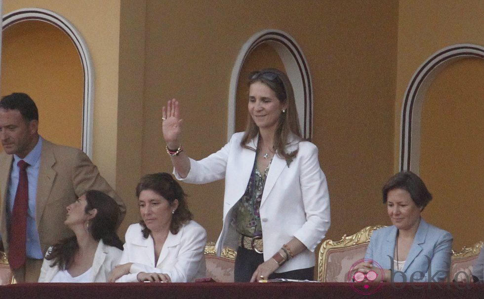 La Infanta Elena en una corrida de toros de San Isidro 2012