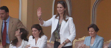 La Infanta Elena en una corrida de toros de San Isidro 2012