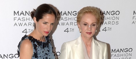 Carolina Herrera y Carolina Adriana Herrera en los Mango Fashion Awards 2012