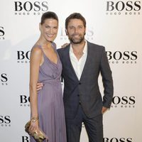 Laura Sánchez y David Ascanio en la fiesta organizada por la firma Hugo Boss