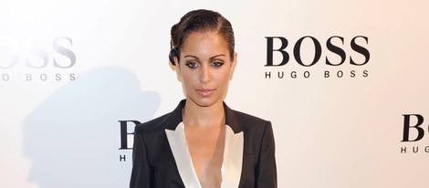 Hiba Abouk en la fiesta organizada por la firma Hugo Boss