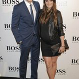 Olivia Molina y Sergio Mur en la fiesta organizada por la firma Hugo Boss