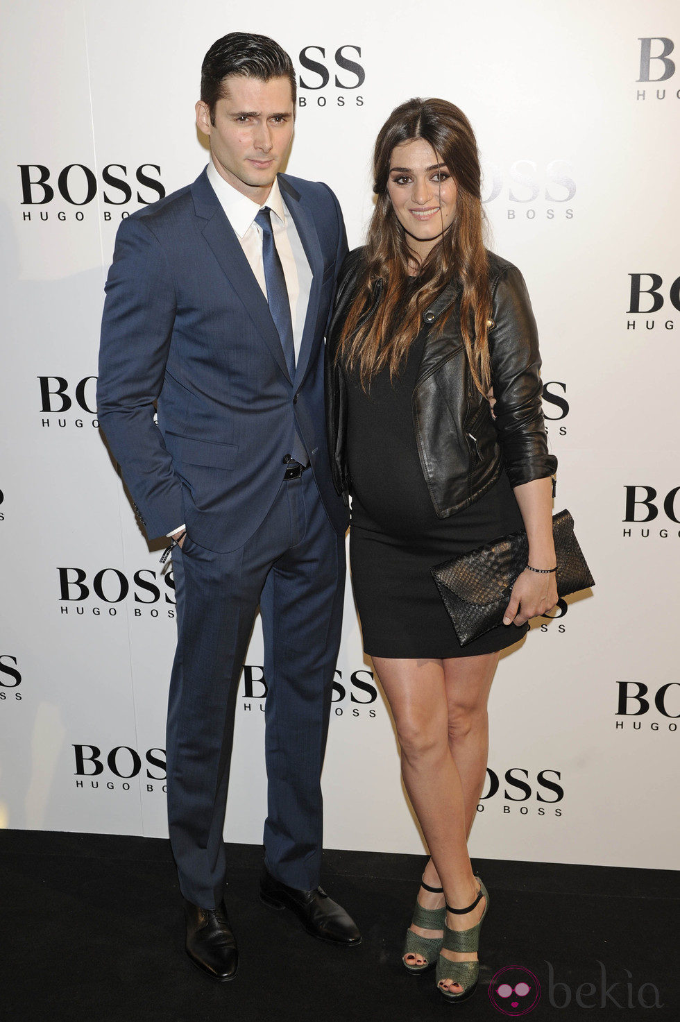 Olivia Molina y Sergio Mur en la fiesta organizada por la firma Hugo Boss