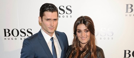 Olivia Molina y Sergio Mur en la fiesta organizada por la firma Hugo Boss