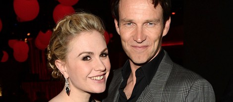 Anna Paquin y Stephen Moyer en la presentación de la quinta temporada de 'True Blood'