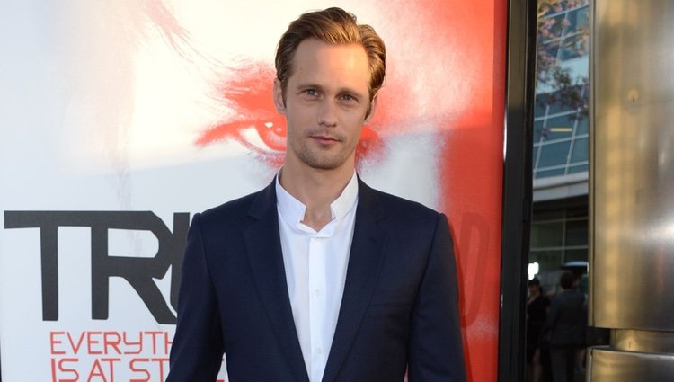 Alexander Skarsgard en la presentacion de la quinta temporada de 'True Blood'