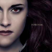 Kristen Stewart en el poster de la película 'Amanecer.Parte 2'