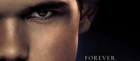 Taylor Lautner en el poster de la película 'Amanecer.Parte 2'