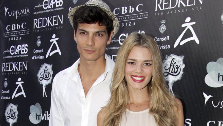 Javier de Miguel y Miriam Pérez en el desfile de clausura de la Pasarela Adlib en Ibiza