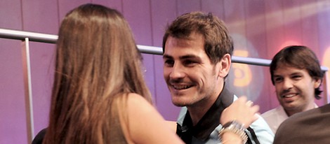 Iker Casillas y Sara Carbonero en la presentación de la Eurocopa 2012