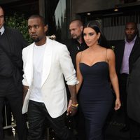 Kim Kardashian y Kanye West en Londres