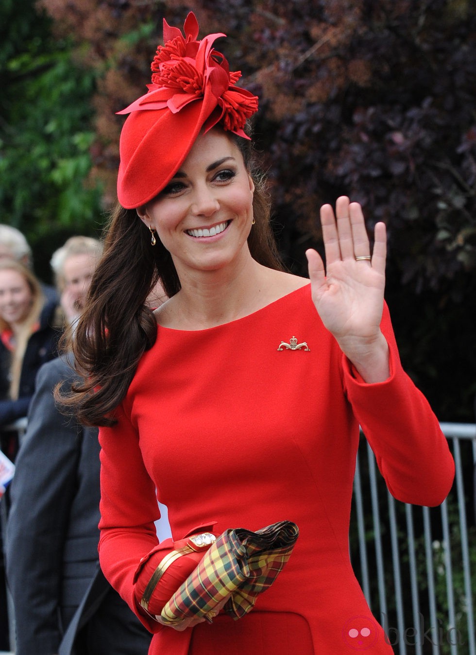 La Duquesa de Cambridge en el Jubileo de la Reina Isabel II