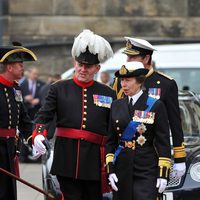 La Princesa Ana en el Jubileo de la Reina Isabel II