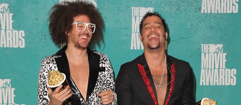 El dúo LMFAO en los MTV Movie Awards 2012