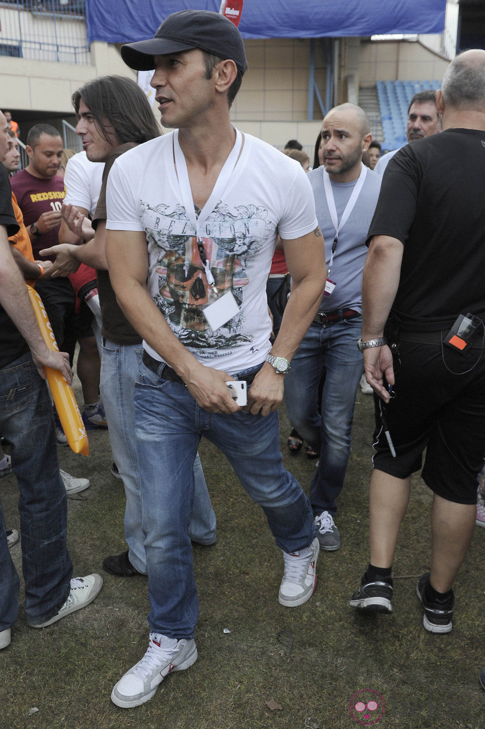 Jesús Vázquez en el concierto de aniversario de Cadena 100