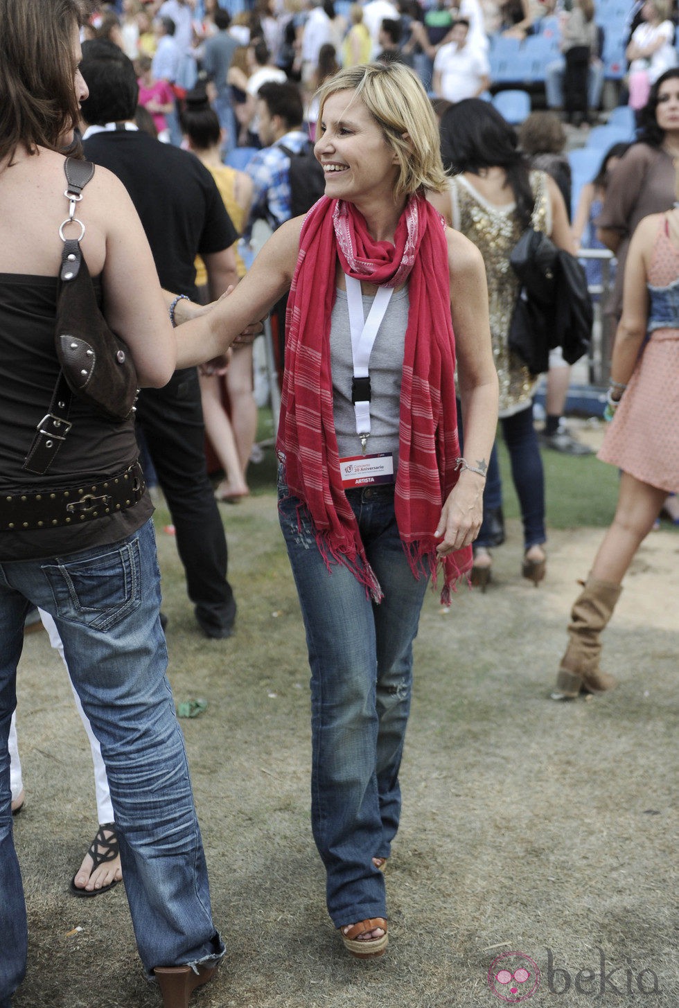 Eugenia Martínez de Irujo en el concierto de aniversario de Cadena 100