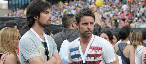 Curi Gallardo y David Ascanio en el concierto de Cadena 100