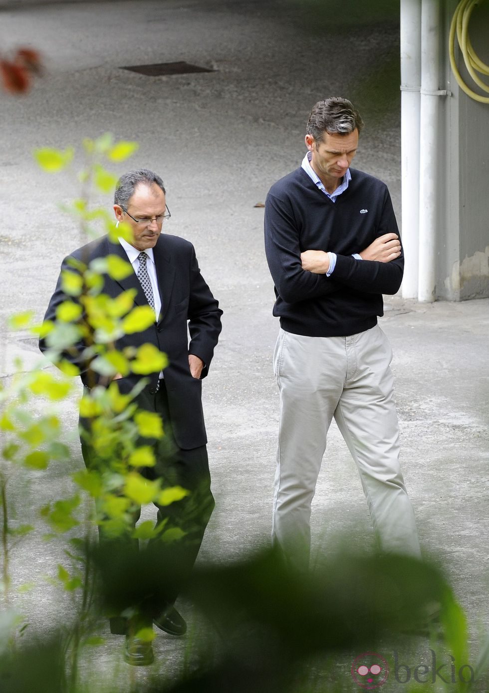 Iñaki Urdangarín y Mario Pascual Vives en Vitoria