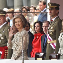 Los Reyes y los Príncipes en el Día de las Fuerzas Armadas 2012