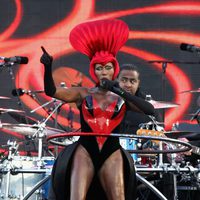 Grace Jones en el concierto del Jubileo de Diamante de la Reina Isabel II