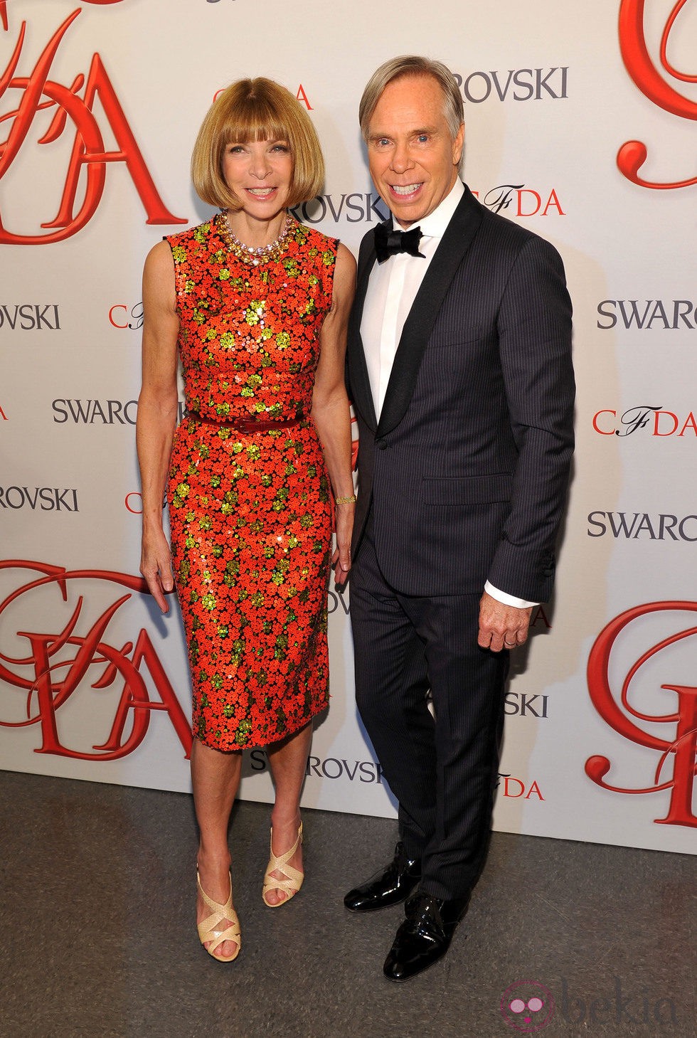 Anna Wintour y Tommy Hilfiger en los Premios CFDA 2012