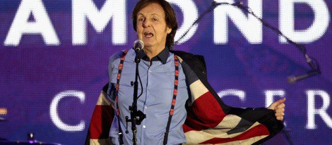 Paul McCartney en el concierto del Jubileo de Diamante de la Reina Isabel II