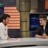 Justin Bieber y Pablo Motos en 'El Hormiguero'