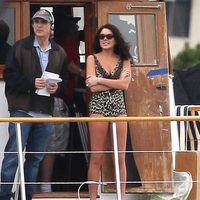 Lindsay Lohan rodando la tv movie 'Linz and Dick'