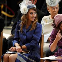 Las Princesas de York en la misa de acción de gracias del Jubileo de Diamante