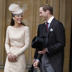 Los Duques de Cambridge en el almuerzo del Jubileo de Diamante en Westminster Hall