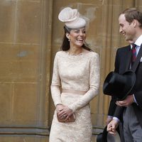 Los Duques de Cambridge en el almuerzo del Jubileo de Diamante en Westminster Hall