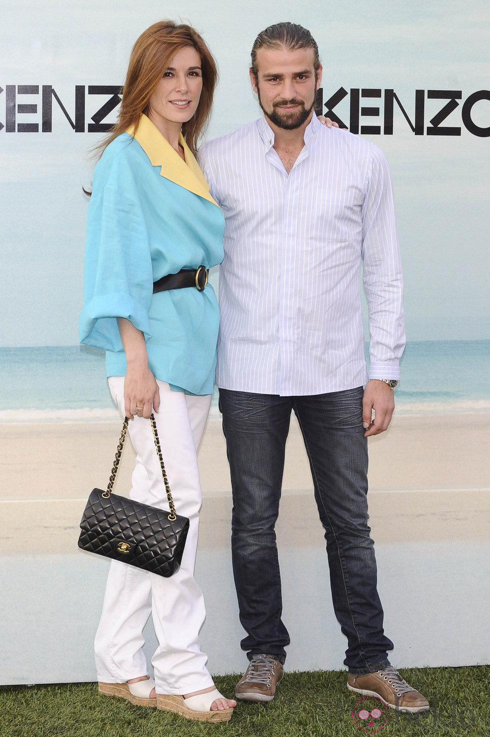 Raquel Sánchez Silva y Mario Biondo en la Kenzo Summer Party 2012