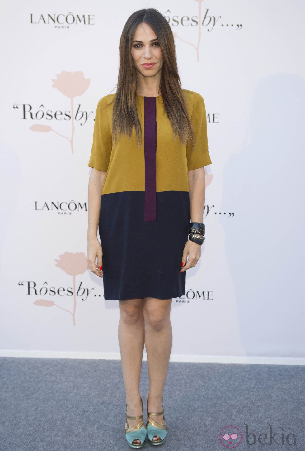 Nerea Garmendia en la presentación de la exposición fotográfica 'Roses by Lancôme'