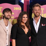 Lady Antebellum en la entrega de los CMT Awards 2012