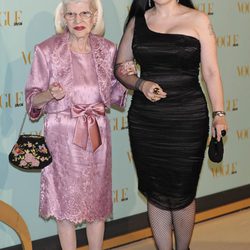 Alaska con su madre América en los Premios Vogue Joyas 2012