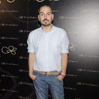 Juan Duyos en la inauguración de la tienda Cruciani en Madrid