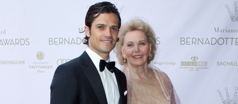 Carlos Felipe de Suecia y Marianne Bernardotte en los Premios Marianne & Sigvard Bernadotte