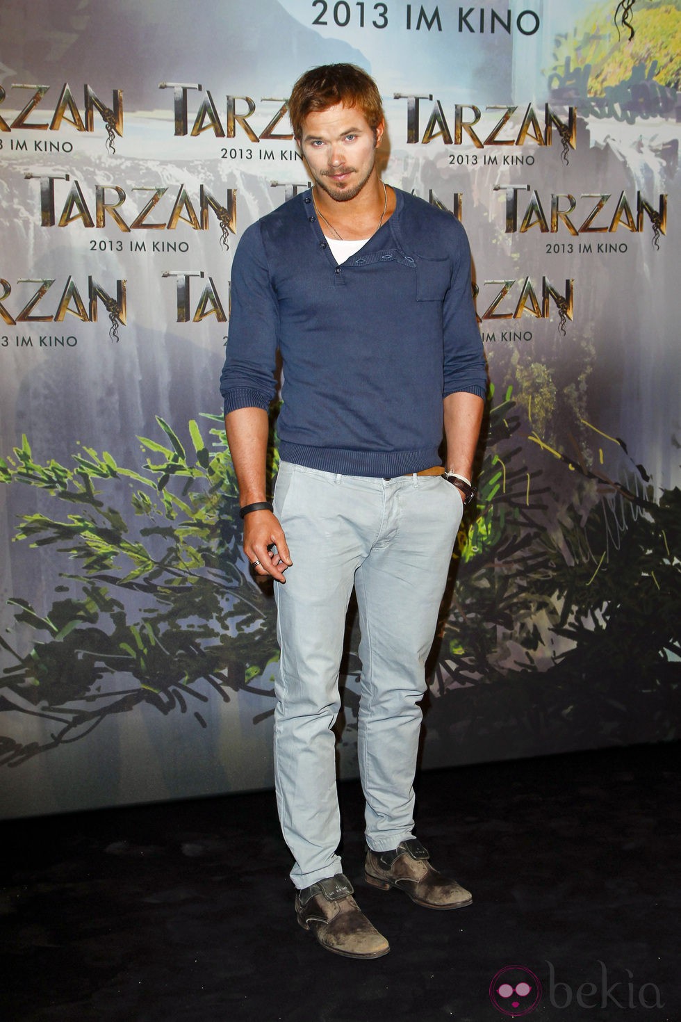 Kellan Lutz en la presentación de la película 'Tarzán 3D'