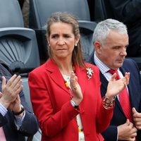 La Infanta Elena en la final de Roland Garros 2012