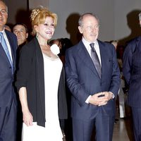 Carmen Cervera y Rodrigo Rato en la inauguración de la exposición 'Hopper'