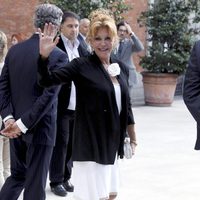 Carmen Cervera en la inauguración de la exposición 'Hopper'